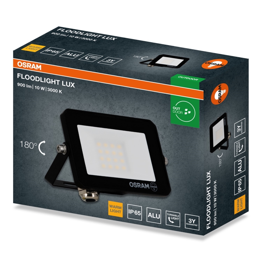 Osram - LED prožektors FLOODLIGHT LED/10W/230V 3000K IP65