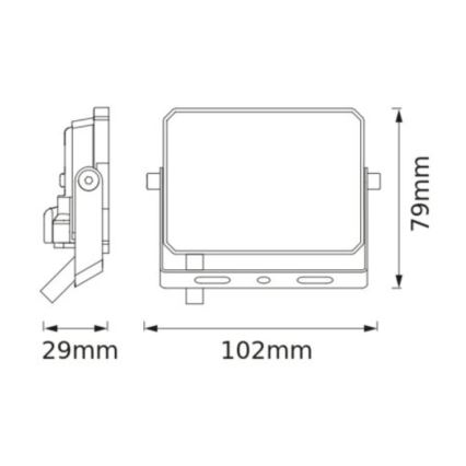 Osram - LED prožektors FLOODLIGHT LED/10W/230V 4000K IP65