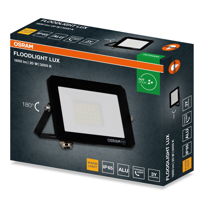 Osram - LED prožektors FLOODLIGHT LED/20W/230V 3000K IP65