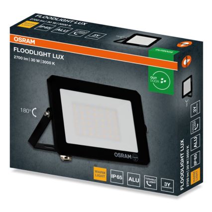 Osram - LED prožektors FLOODLIGHT LED/30W/230V 3000K IP65