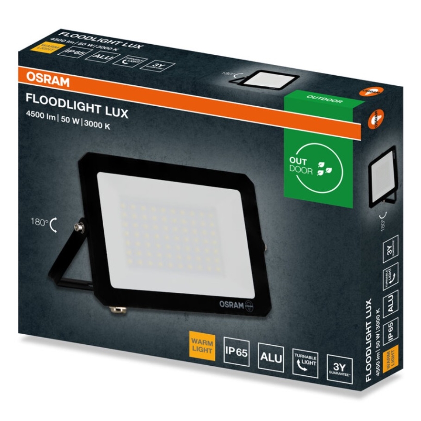 Osram - LED prožektors FLOODLIGHT LED/50W/230V 3000K IP65
