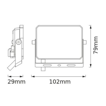 Osram - LED reflektors FLOODLIGHT LED/10W/230V 6500K IP65