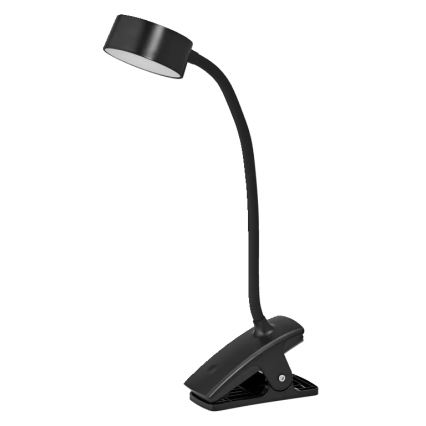 Osram - LED dimējama galda lampa ar skavu OFFICE LINE LED/4,8W/230V 3000/4000/6500K melna