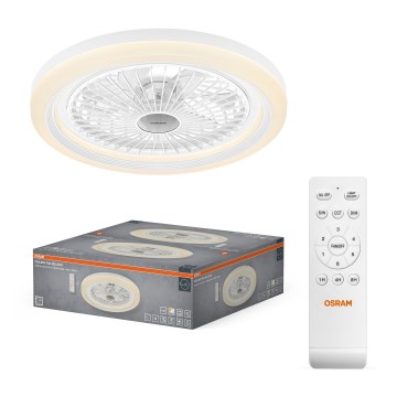 Osram - LED regulējama griestu lampa ar ventilatoru SOLANO LED/26W/230V 3000/4000/6500K + tālvadības pults