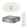 Osram - LED regulējama griestu lampa ar ventilatoru SOLANO LED/26W/230V 3000/4000/6500K + tālvadības pults