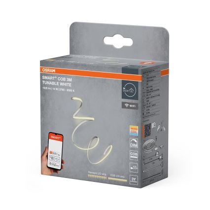 Osram - LED regulējamā lente SMART+ COB 3m LED/14W/230V 2700-6500K Wi-Fi