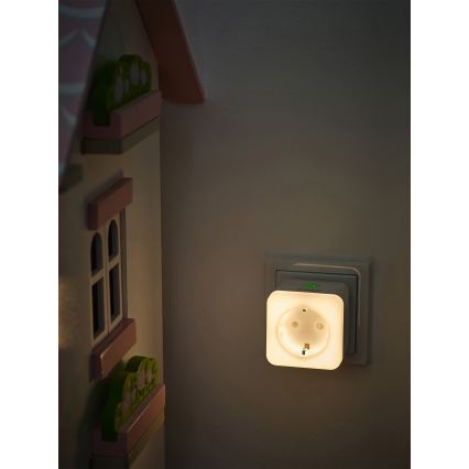Osram - LED regulējama kontaktligzda ar apgaismojumu SCHUKO SMART+ NIGHTLIGHT 3680W/230V Wi-Fi