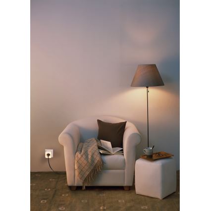 Osram - LED regulējama kontaktligzda ar apgaismojumu SCHUKO SMART+ NIGHTLIGHT 3680W/230V Wi-Fi