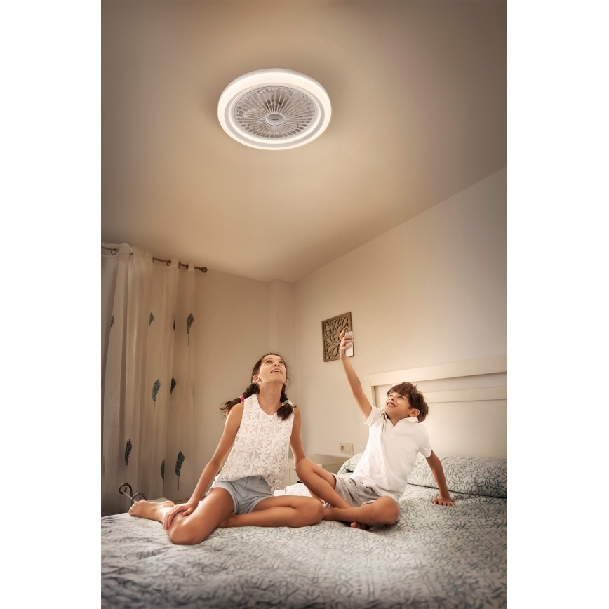 Osram - LED regulējama griestu lampa ar ventilatoru SOLANO LED/26W/230V 3000/4000/6500K + tālvadības pults