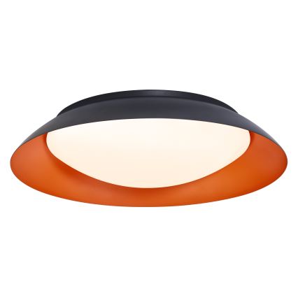 Osram - dimmējams LED griestu gaismeklis ORBIS PLATE LED/45W/230V Ø 48 cm oranžs/melns