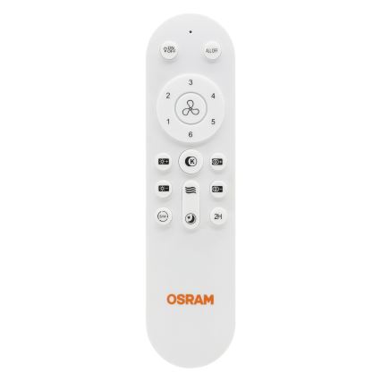 Osram - LED griestu ventilators ar regulējamu spilgtumu LESTE LED/15W/230V 3000/4000/6500K + tālvadība