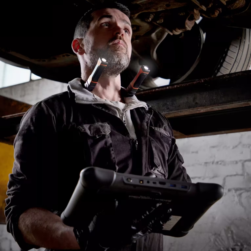 Osram - uzlādējama LED kakla lampa ar regulējamu spilgtumu LEDINSPECT WEARABLE NECKLIGHT LED/1W/3,7V IP54