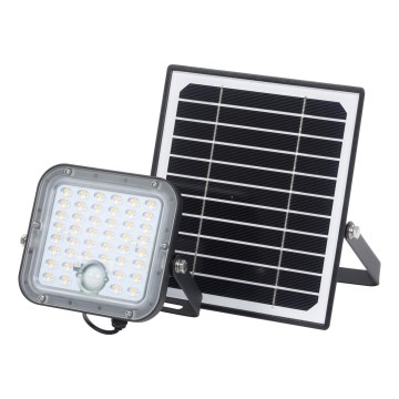 Osram - LED regulējams saules prožektors ar sensoru ENDURA LED/10W/4,2V 4000K IP65 melns + tālvadības pults