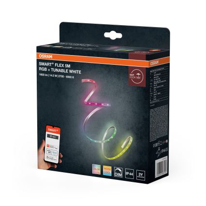 Osram - LED RGBW regulējama āra sloksne SMART+ FLEX 5m LED/14,5W/230V 2700-6500K IP44 Wi-Fi