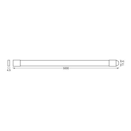 Osram - LED RGBW regulējama āra sloksne SMART+ FLEX 5m LED/14,5W/230V 2700-6500K IP44 Wi-Fi
