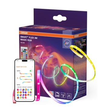 Osram - LED RGB dimmējama lente SMART+ MAGIC FLEX 3m LED/15,5W/230V Wi-Fi + tālvadība