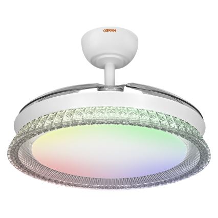 Osram - LED RGB Regulējama griestu lampa ar ventilatoru CIERZO LED/35W/230V 3000-6500K + tālvadības pults