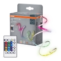 Osram - LED RGB regulējamā lente televizoram FLEX AUDIO 2m LED/3,6W/5V + tālvadības pults