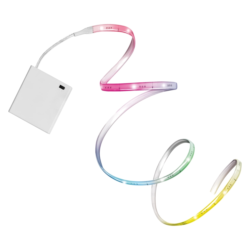 Osram - LED RGB dimmējama lente FLEX BATTERY 5m LED/5W/4xAA + tālvadības pults