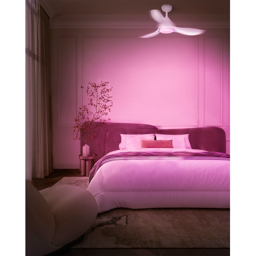 Osram - LED RGB dimmējams griestu ventilators NORDES LED/18W/230V 3000-6500K + tālvadība