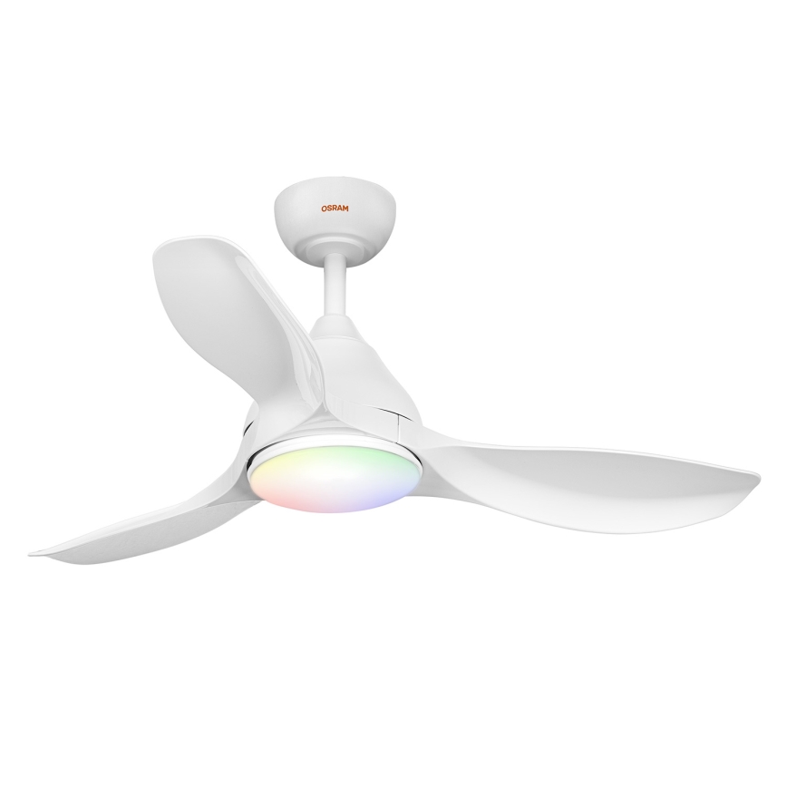 Osram - LED RGB dimmējams griestu ventilators NORDES LED/18W/230V 3000-6500K + tālvadība