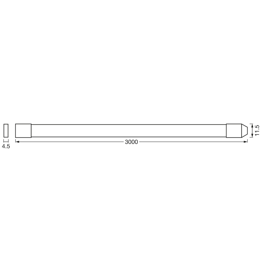 Osram - LED RGB+TW dimmējama āra LED lente SMART+ FLEX 3m LED/12,5W/230V 2700-6500K IP44 Wi-Fi