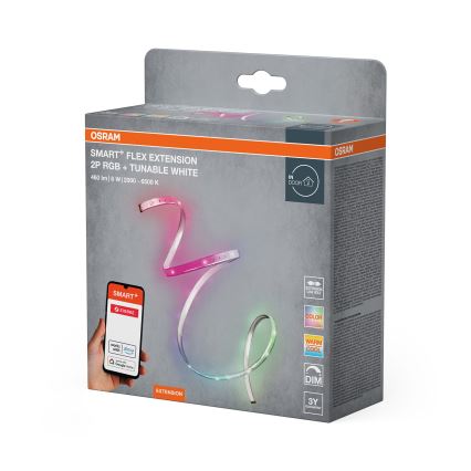 Osram - LED RGB+TW paplašināma dimmējama sloksne SMART+ FLEX 1,2m LED/6W/12V