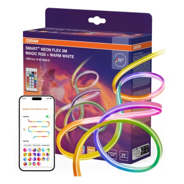 Osram - LED RGBW aptumšojama āra sloksne SMART+ MAGIC 3 m LED/14W/230V IP44 Wi-Fi + tālvadības pults
