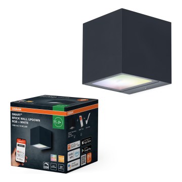 Osram - LED RGBW Aptumšojams āra sienas gaismeklis SMART+ BRICK LED/14W/230V IP44 Wi-Fi