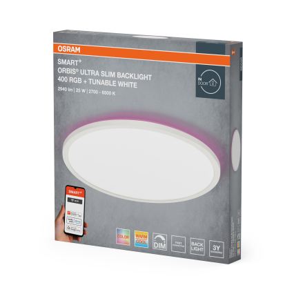 Osram - LED RGBW dimmējams griestu gaismeklis SMART+ ORBIS LED/25W/230V Ø 40 cm 2700-6500K Wi-Fi