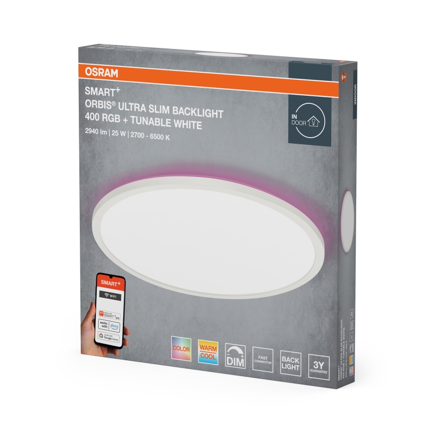 Osram - LED RGBW dimmējams griestu gaismeklis SMART+ ORBIS LED/25W/230V Ø 40 cm 2700-6500K Wi-Fi