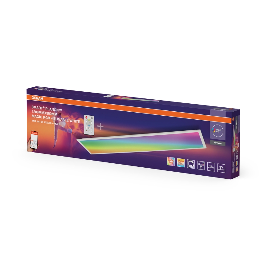 Osram - LED RGBW Dimējams griestu gaismeklis SMART+ MAGIC LED/36W/230V 2700-6500K Wi-Fi + tālvadības pults