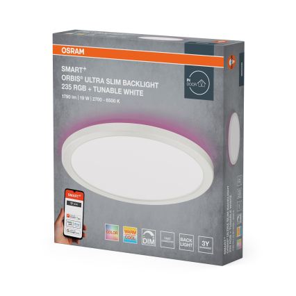 Osram - LED RGBW aptumšojama griestu lampa SMART+ ORBIS LED/19W/230V Ø 23,5 cm 2700-6500K Wi-Fi
