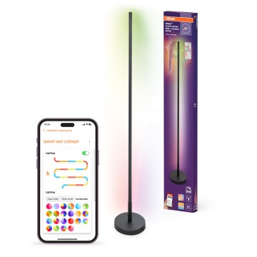 Osram - LED RGBW dimējama grīdas lampa SMART+ FLOOR LED/14W/230V 2700-6500K Wi-Fi melna + tālvadība
