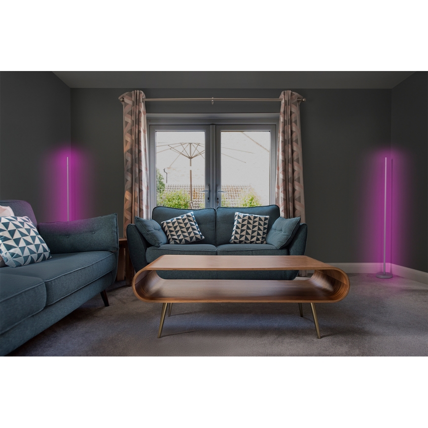 Osram - LED RGBW regulējama stāvlampa SMART+ MAGIC LED/11,5W/230V 2700-6500K sudraba Wi-Fi + tālvadības pults