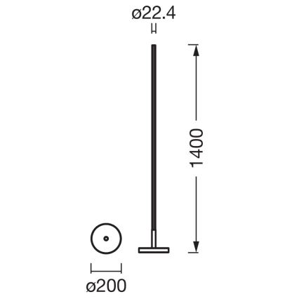 Osram - LED RGBW regulējama stāvlampa SMART+ MAGIC LED/11,5W/230V 2700-6500K sudraba Wi-Fi + tālvadības pults