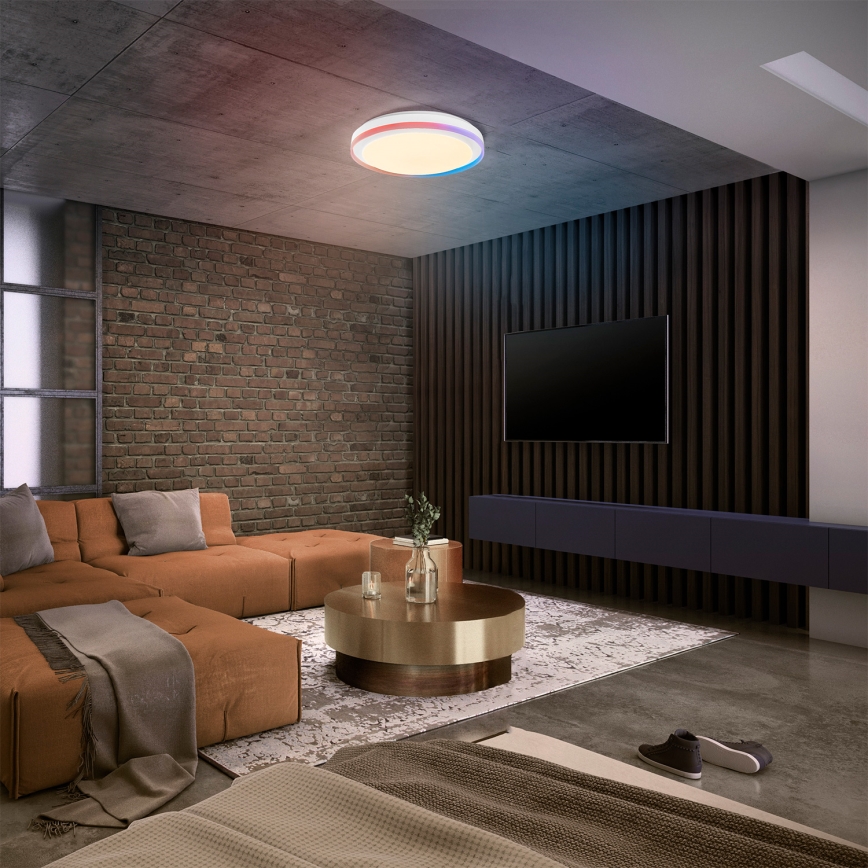 Osram - LED RGBW aptumšojams griestu gaismeklis SMART+ MAGIC LED/38W/230V diametrs 49 cm balts 2700-6500K Wi-Fi