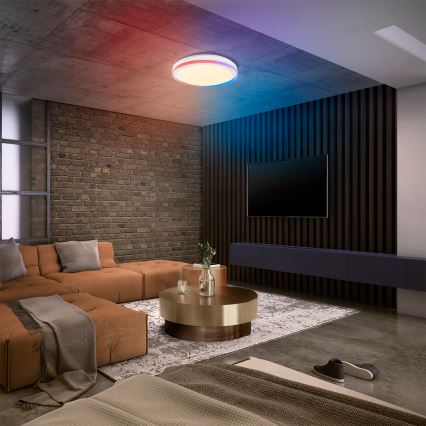 Osram - LED RGBW aptumšojams griestu gaismeklis SMART+ MAGIC LED/38W/230V diametrs 49 cm balts 2700-6500K Wi-Fi