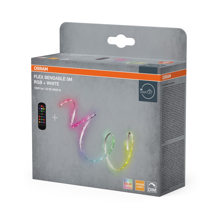 Osram - LED RGBW dimējama lente FLEX 5m LED/10W/230V + ar tālvadības pulti