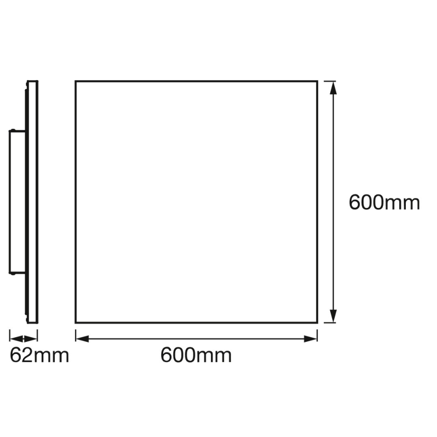 Osram - LED RGBW Dimējams griestu gaismeklis SMART+ FRAMELESS LED/40W/230V 3000-6500K Wi-Fi