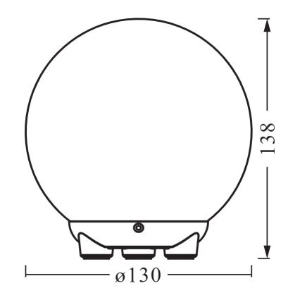 Ledvance - LED RGBW regulējama uzlādējamā galda lampa SMART+ MAGIC LED/2,5W/5V 2200-6500K Wi-Fi balta