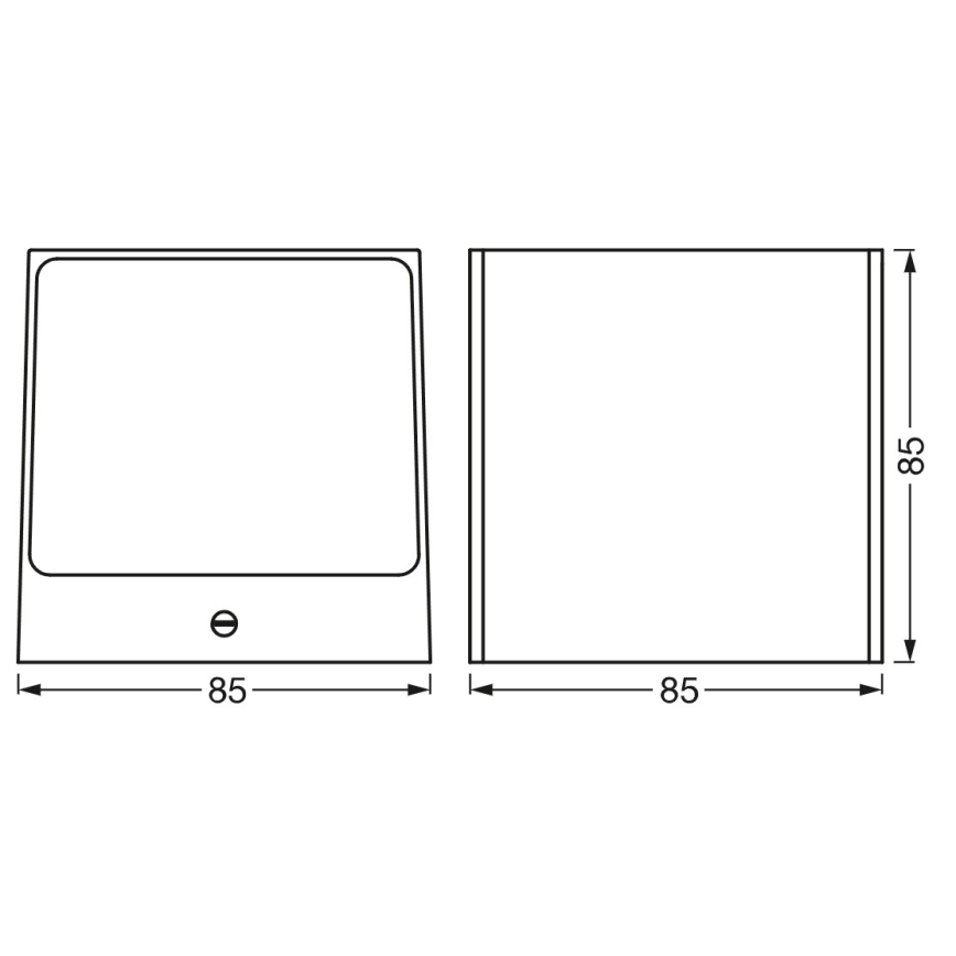 Osram - LED RGBW Aptumšojams āra sienas gaismeklis SMART+ BRICK LED/14W/230V IP44 Wi-Fi