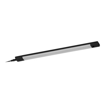 Osram - LED RGBW dimmējams zem skapja gaismeklis ar kustības sensoru LINEAR EDGE LED/8W/230V 50 cm melns + tālvadības pults