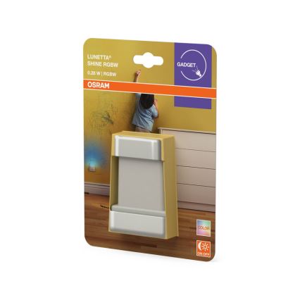 Osram - LED RGBW Nakts gaisma ar sensoru LUNETTA LED/0,28W/230V