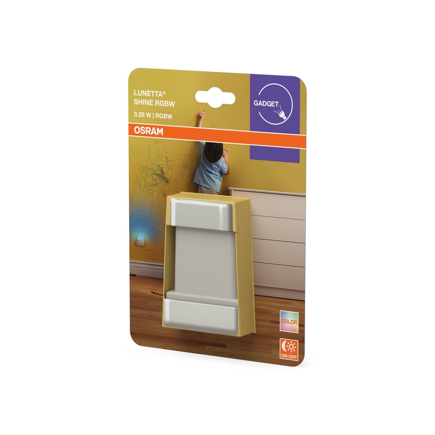 Osram - LED RGBW Nakts gaisma ar sensoru LUNETTA LED/0,28W/230V