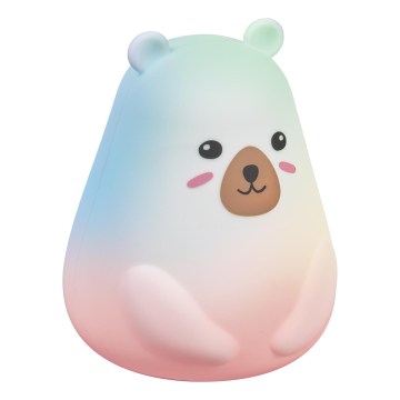 Osram - LED RGBW regulējama bērnu skārienjūtīga lampiņa NIGHTLUX BEAR LED/0,7W/3,7V 1200 mAh balta