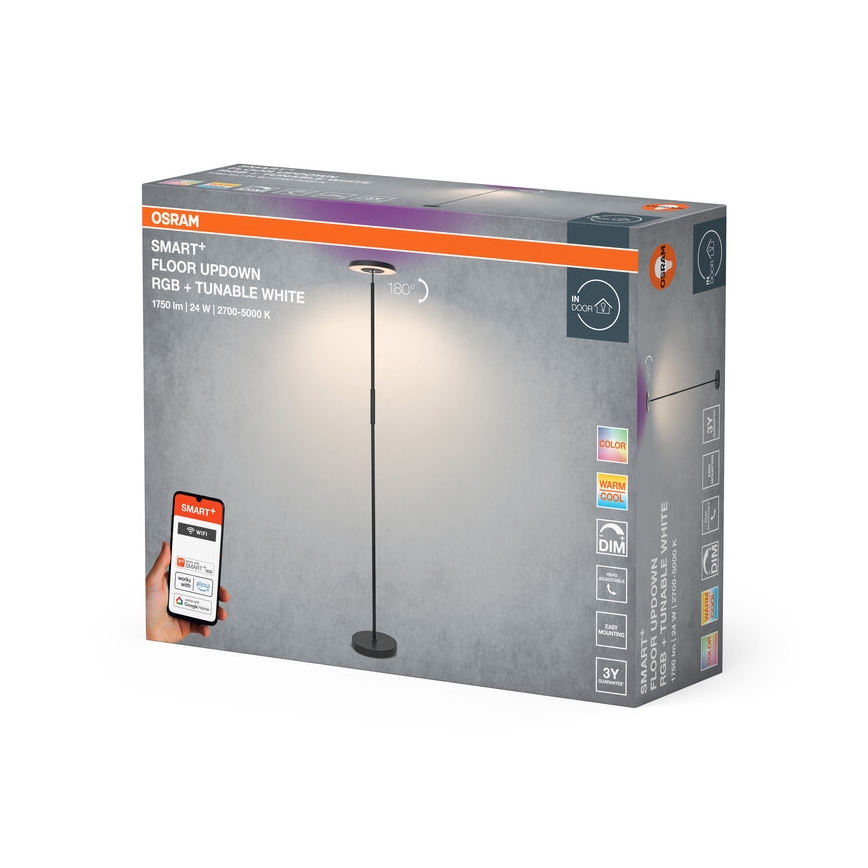 Osram - LED RGBW aptumšojama grīdas lampa SMART+ FLOOR LED/24W/230V 2700-5000K Wi-Fi