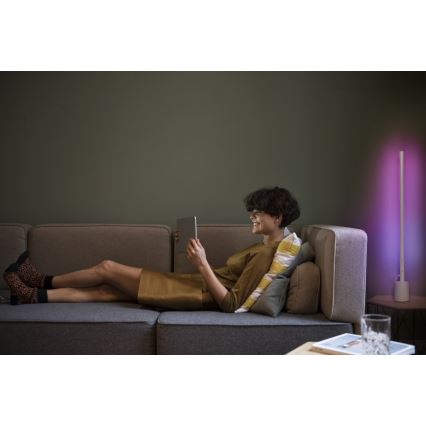 Osram - LED RGBW Regulējama grīdas lampa SMART+ FLOOR LED/8W/230V 2700-6500K Wi-Fi balta + tālvadība