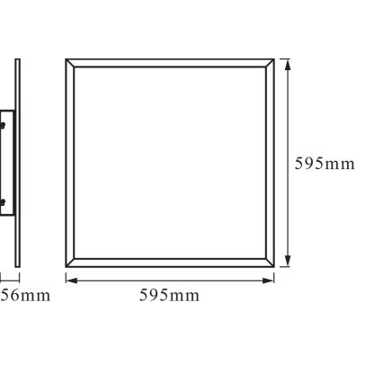 Osram - LED RGBW aptumšojams griestu gaismeklis SMART+ PLANON LED/36W/230V 60x60 cm Wi-Fi