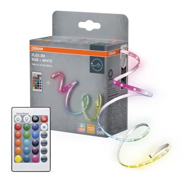 Osram - LED RGBW regulējama lente FLEX 3m LED/10W/230V + tālvadības pults